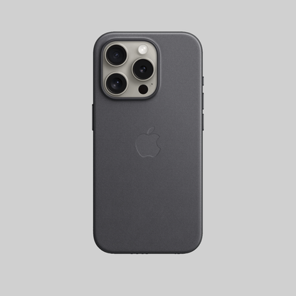 iPhone 15 Pro FineWoven Case with MagSafe (Black)