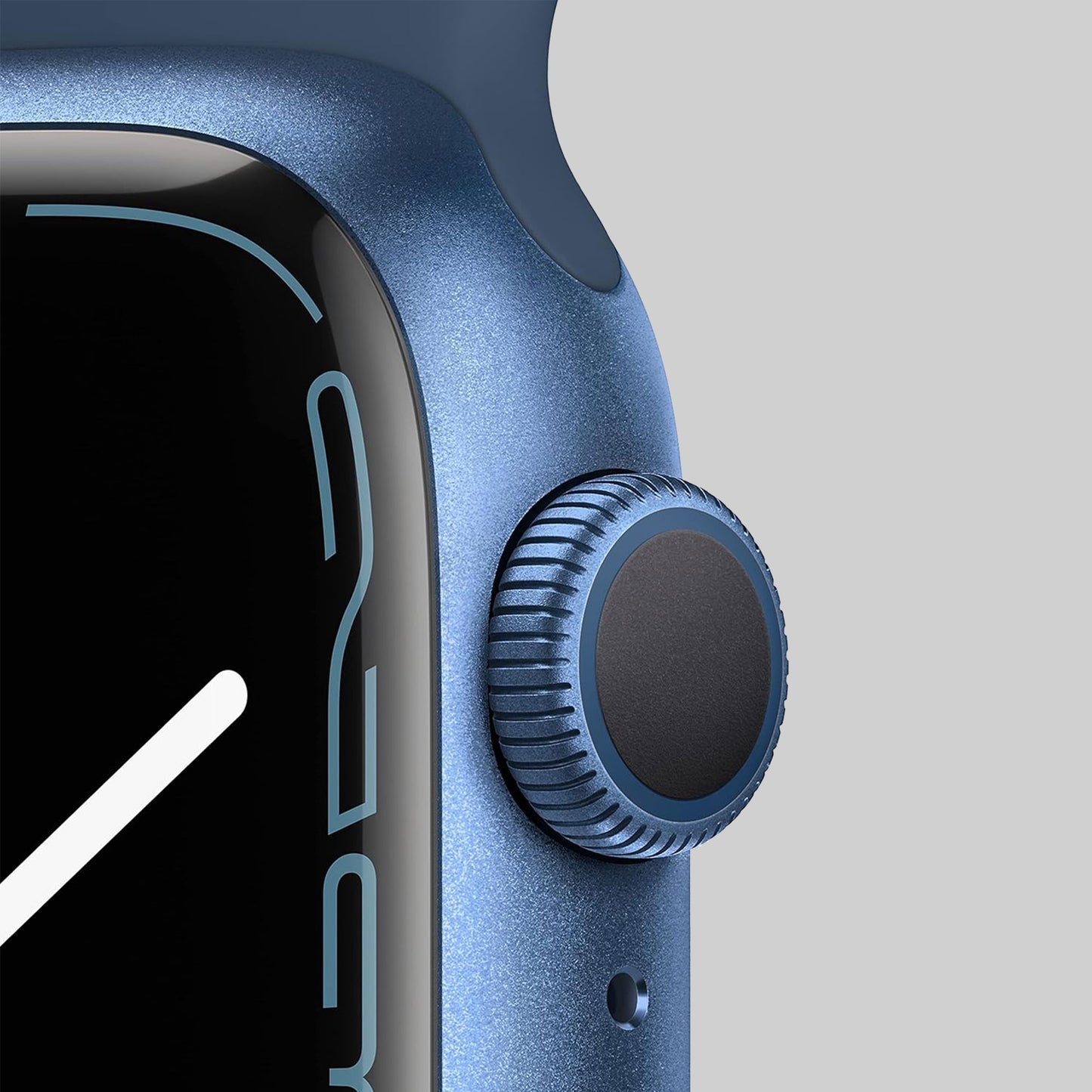 Apple Watch Series 7 45mm Blue Case/Abyss Band