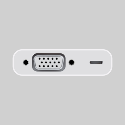 Apple Lightning Cable VGA Adapter