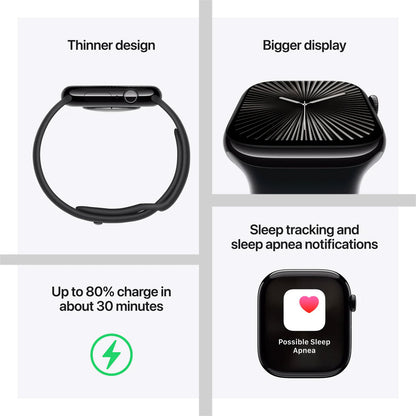 Apple Watch Series 10 Jet Black Al Ink