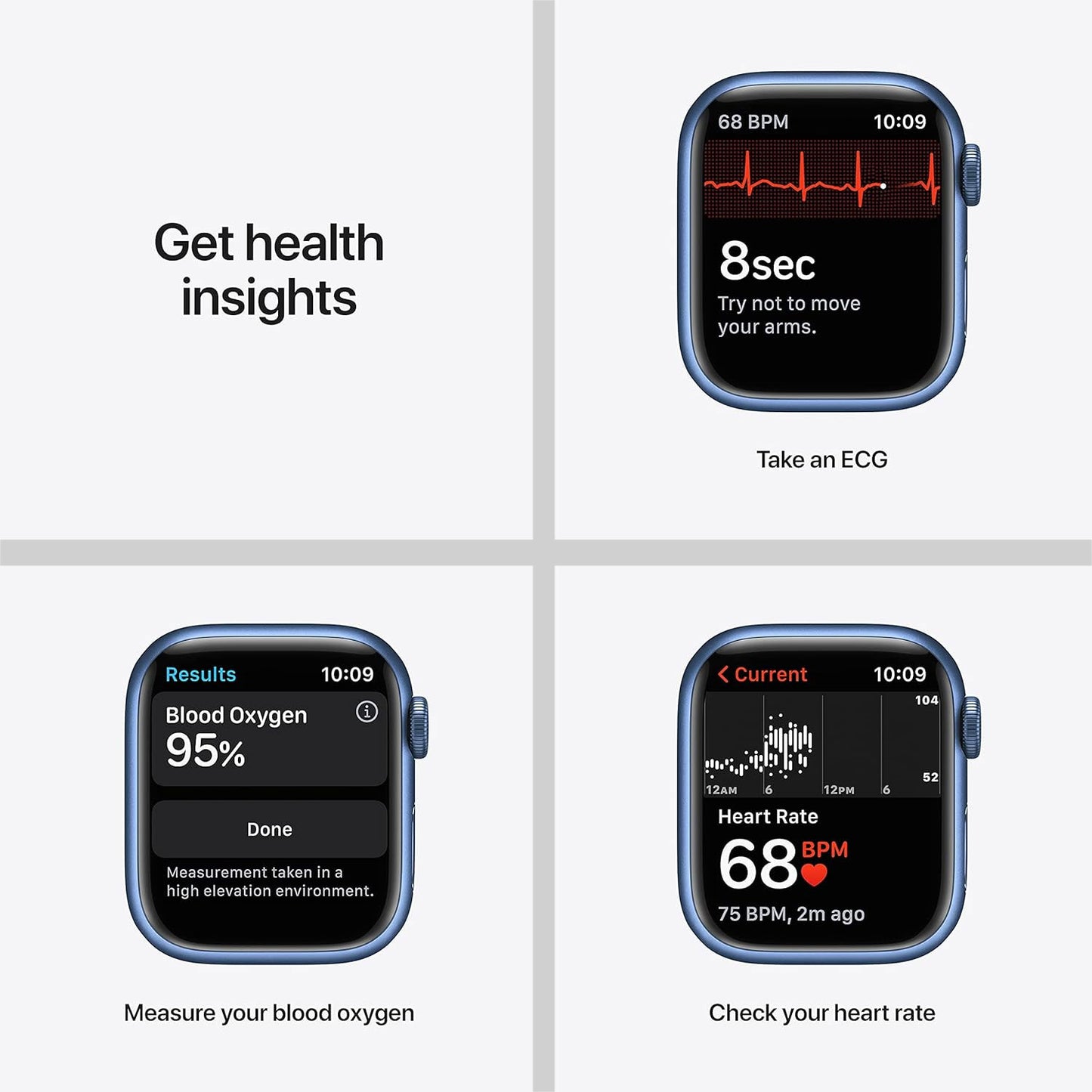 Apple Watch Series 7 41mm Blue Case/Blue Band