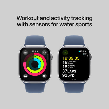 Apple Watch Series 10 Silver Al Denim SB