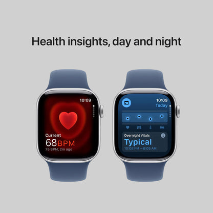 Apple Watch Series 10 Silver Al Denim SB
