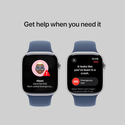 Apple Watch Series 10 Silver Al Denim SB