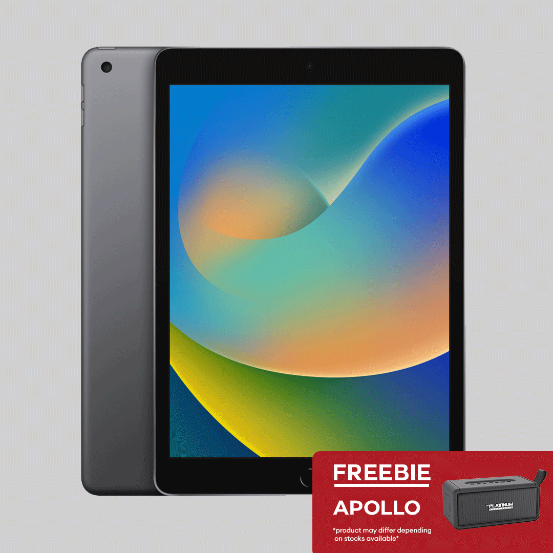 iPad 9th Gen 64GB Gray with Free Apollo Speaker