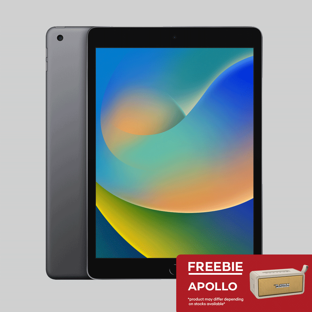 iPad 9th Gen 64GB Gray with Free Apollo Speaker